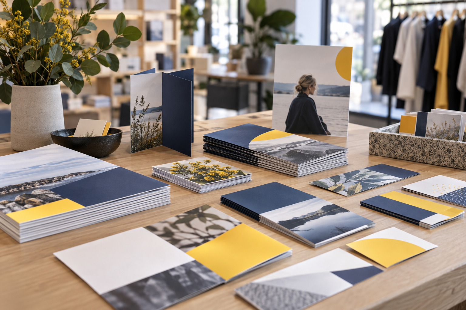 Tryckta kampanjmaterial för detaljhandel